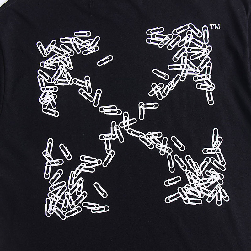 OFF-WHITE "Paper Clip" Arrow Graphic T-Shirt