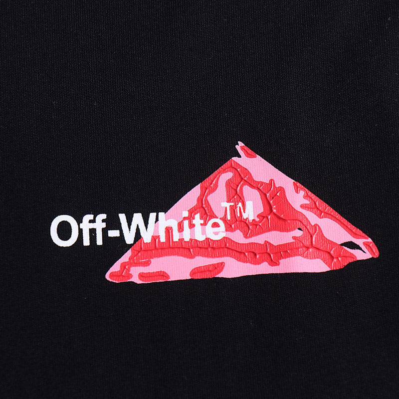 OFF-WHITE "Red Brushstroke" Arrow Graphic T-Shirt