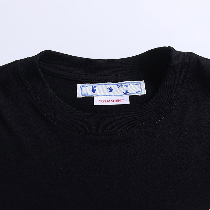 OFF-WHITE "Red Brushstroke" Arrow Graphic T-Shirt