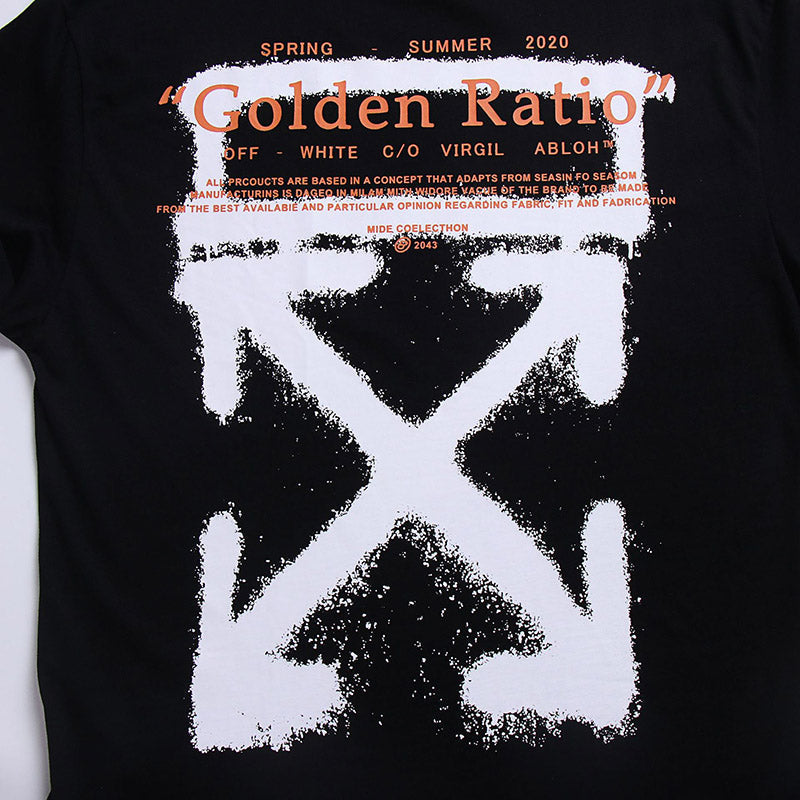 Off-White Cartoon Golden Ratio Arrows T-Shirt