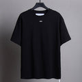 Off-White Logo-Print Cropped Cotton T-Shirt
