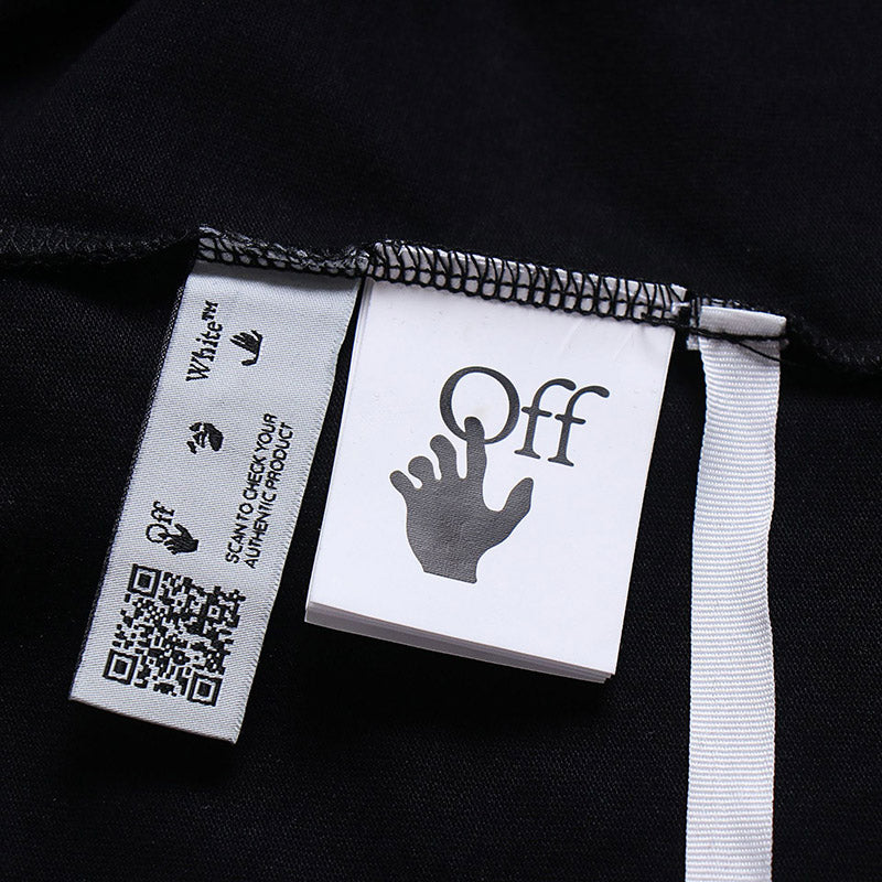 Off-White Logo-Print Cropped Cotton T-Shirt