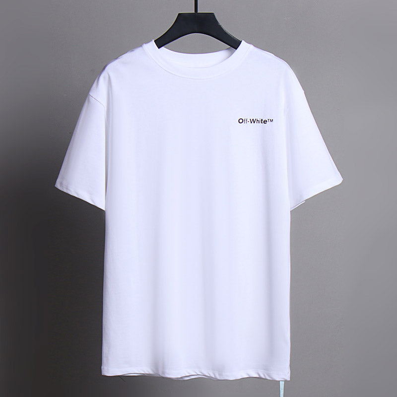 Off-White Alphabet Arrow Pattern-Print T-Shirt