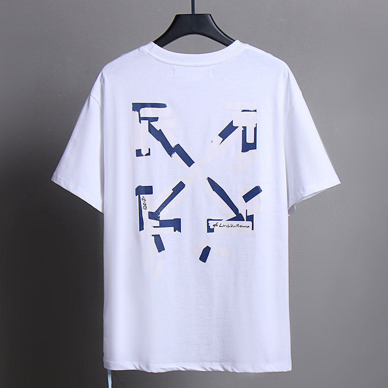 Off-White Alphabet Arrow Pattern-Print T-Shirt
