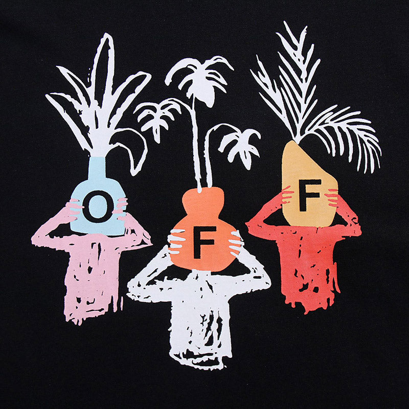 Off-White Cartoon Pattern Printing T-Shirt