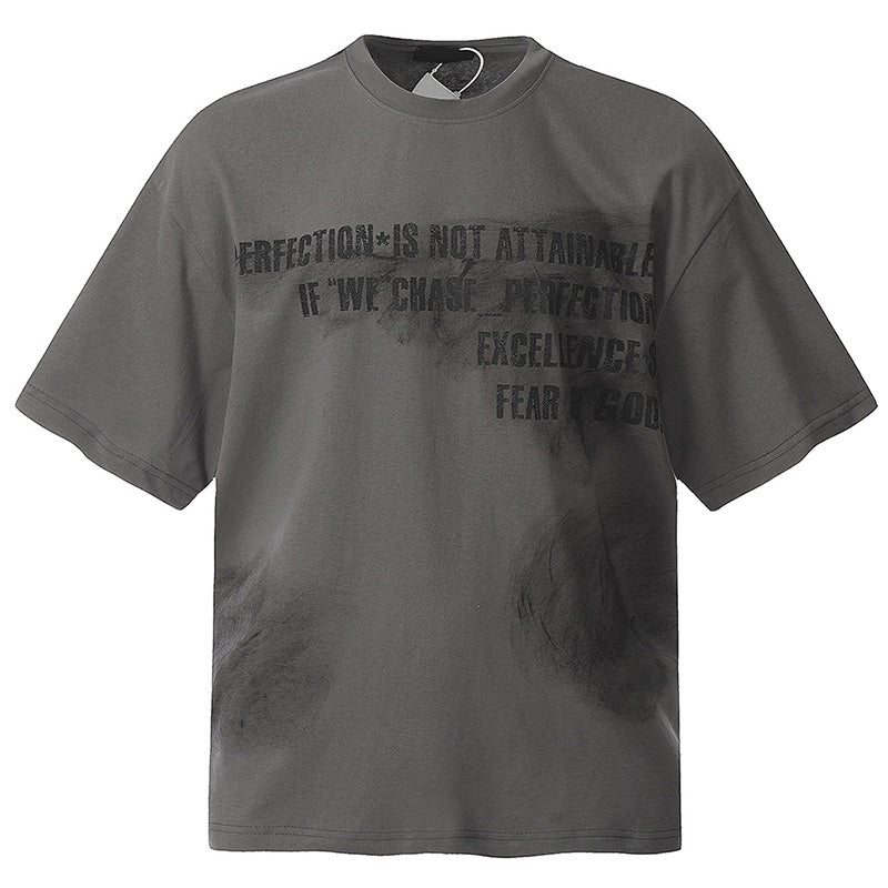Fear of God Mud-Dyed Heavy Industry Washed T-Shirt – Beige / Dark Grey