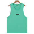 Fear of God Double Line Logo Decoration Sleeveless T-Shirt – Multiple Colors