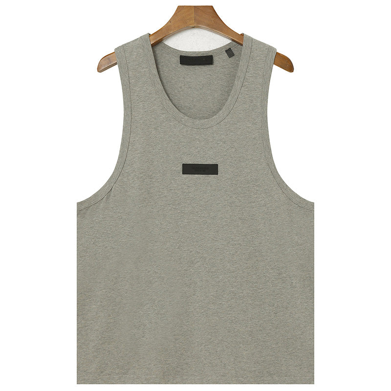 Fear of God Double Line Logo Decoration Sleeveless T-Shirt – Multiple Colors