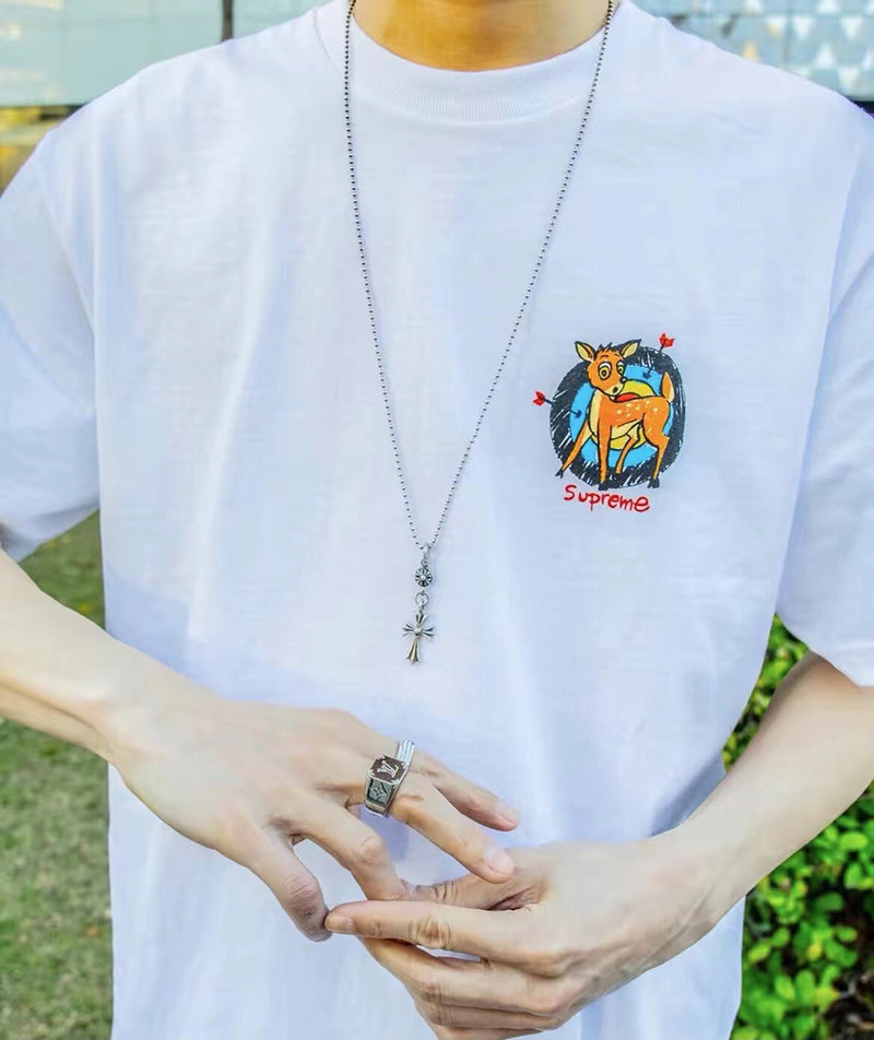 Supreme 22SS Deer T-Shirt – Black & White