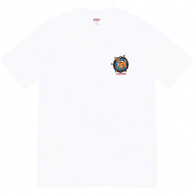 Supreme 22SS Deer T-Shirt – Black & White