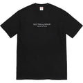 Supreme SS22 Still Talking T-Shirt — Black / White