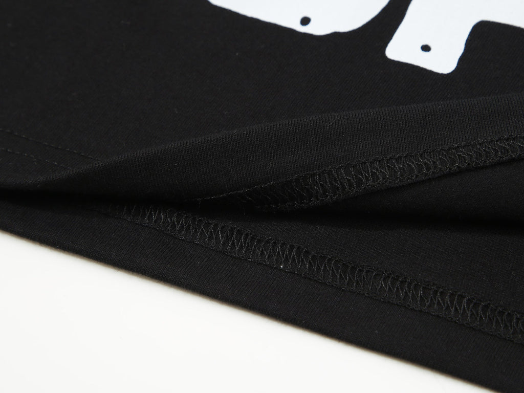 Purple Brand Black Logo T-Shirt
