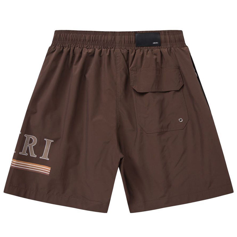 AMIRI Logo-Print Swim Shorts
