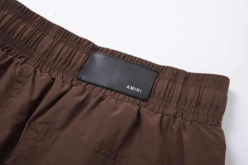AMIRI Logo-Print Swim Shorts
