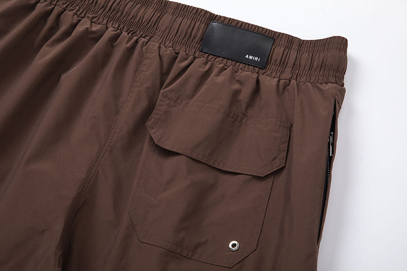 AMIRI Logo-Print Swim Shorts