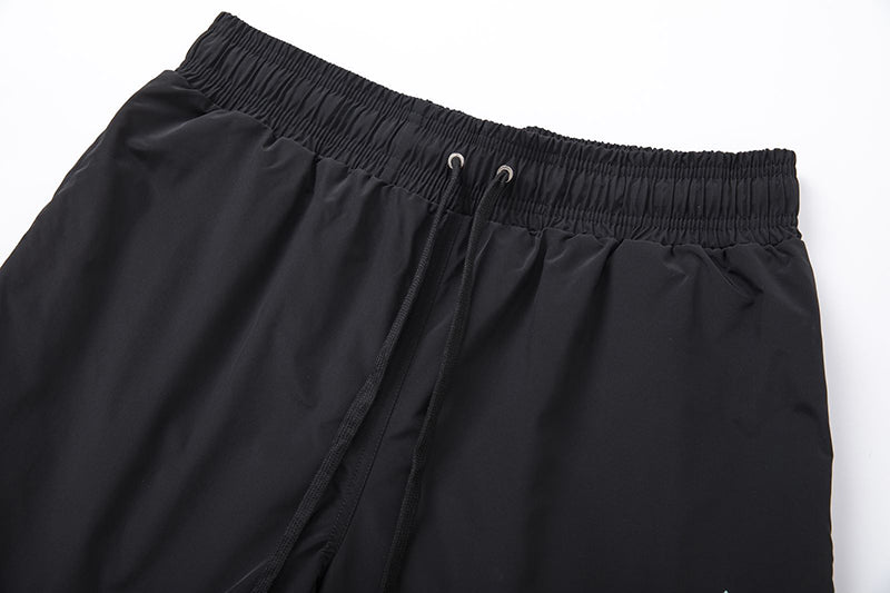 AMIRI Logo Print Swim Shorts – Lightweight Polyester