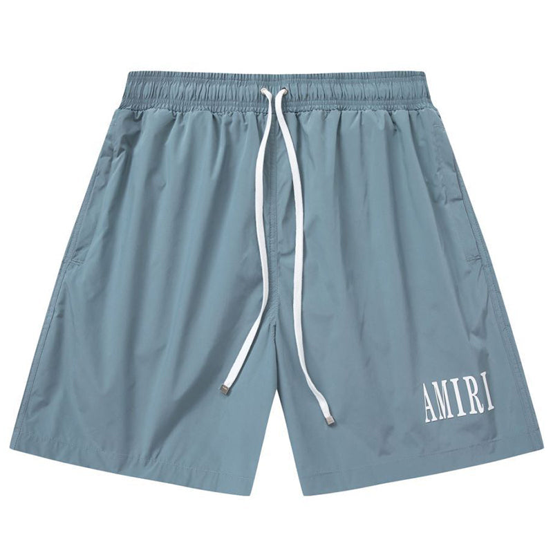 AMIRI Logo-Print Swim Shorts