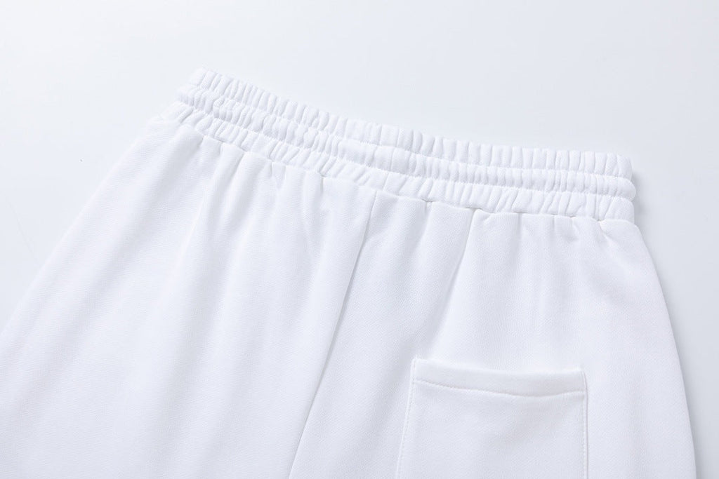 OFF-WHITE Wave Diag Track Shorts – Cotton Drawstring