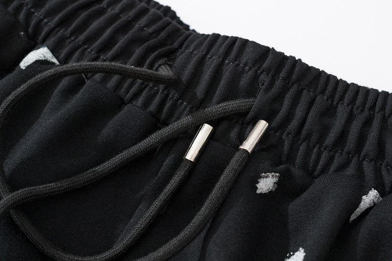 OFF-WHITE Seeing Things Allover Print Shorts
