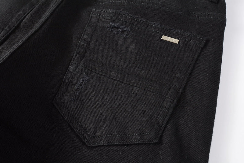 AMIRI Slim Fit Distressed Jeans – Full Length Denim