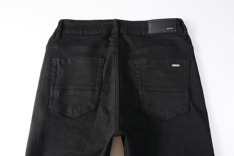 AMIRI Slim Fit Distressed Jeans – Full Length Denim