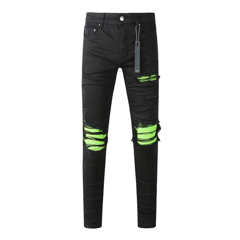 AMIRI Slim Fit Distressed Jeans – Full Length Denim