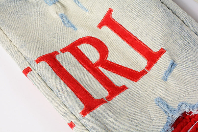 AMIRI Slim Fit Distressed Jeans – Full Length Denim