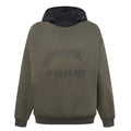 Fear Of God Essentials Nylon-Lined Fleece Hoodie – Olive / Heather Grey / Light Grey