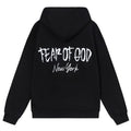 Fear Of God New York Graffiti Back Print Hoodie – Black / Grey