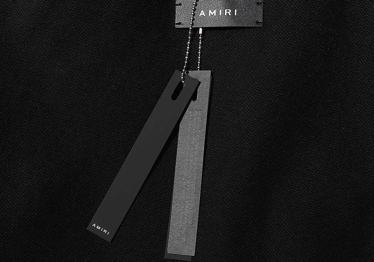 AMIRI Street Style Logo Cotton Hoodie