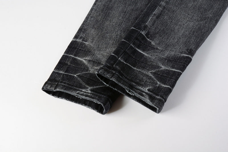 AMIRI Slim Fit Distressed Jeans – Full Length Denim