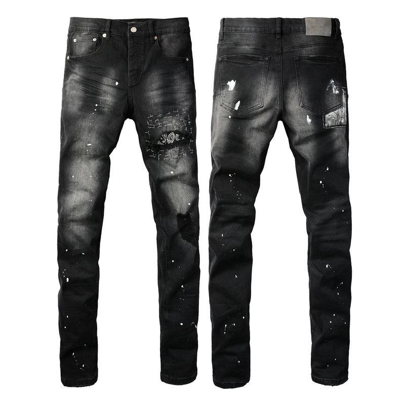 Purple Brand Jeans #9099 – Skinny Fit Distressed Denim
