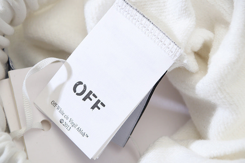 OFF-WHITE "Blurrid Lines" Multicolor Arrow Patch Pocket Shorts