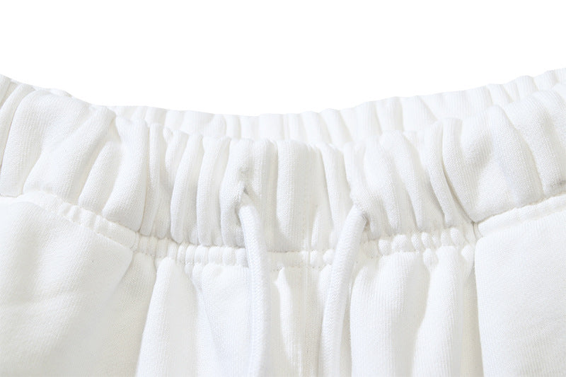 OFF-WHITE "Circle OFF" Badge Logo Cotton Sweatshorts