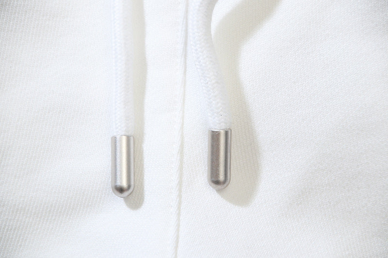 OFF-WHITE "Tape Circle" Deconstructed Logo Cotton Sweatshorts