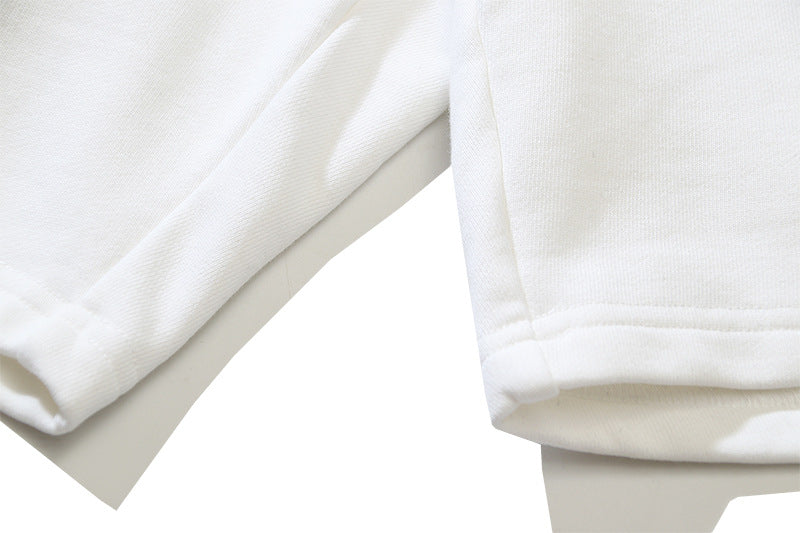 OFF-WHITE "Tape Circle" Deconstructed Logo Cotton Sweatshorts