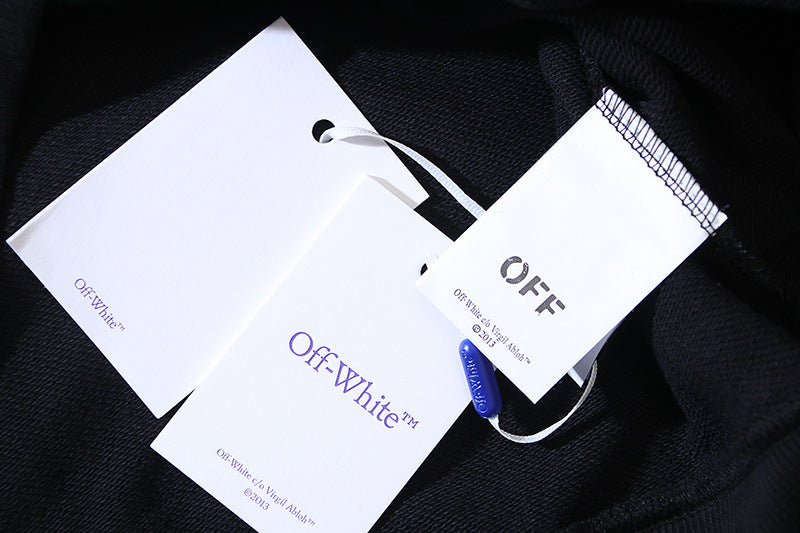 Off-White Logo-Print Cotton Crewneck Sweatshirt