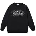 Off-White Spray-Paint Logo Cotton Crewneck Sweatshirt
