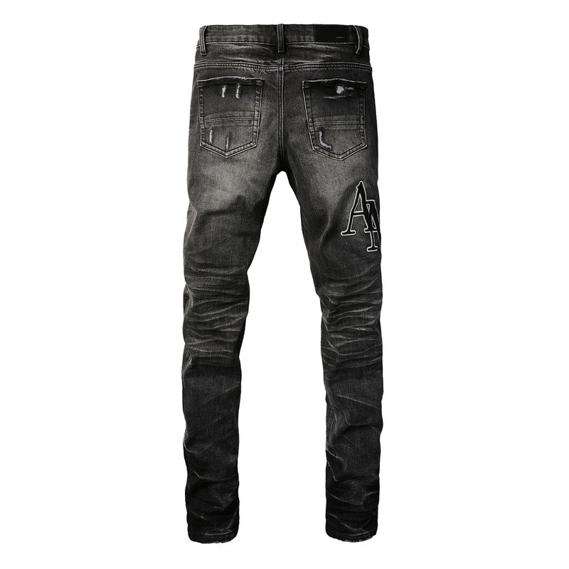 AMIRI Slim Fit Distressed Jeans – Full Length Denim