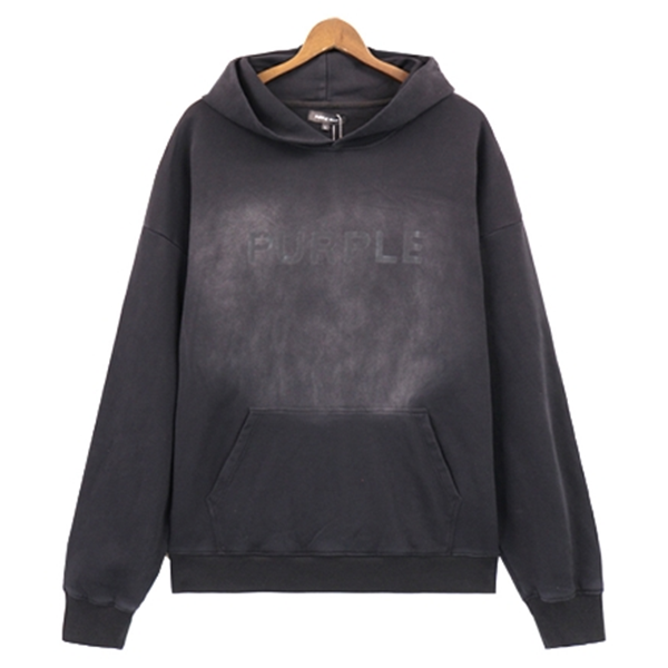 Purple Brand Logo Printed Hoodie