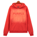 Purple Brand Logo Printed Hoodie