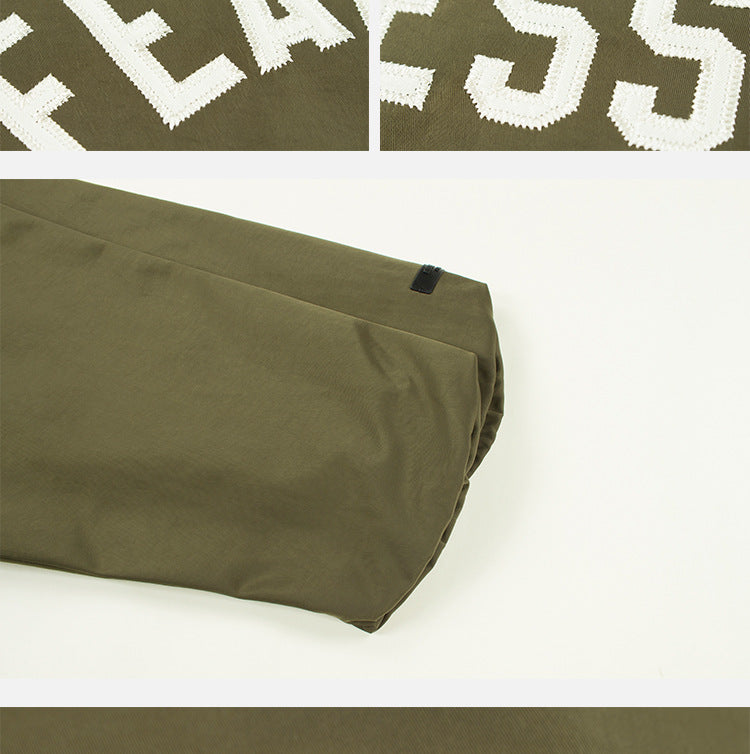 Fear Of God Essentials Arch Logo Hooded Jacket – Military Olive