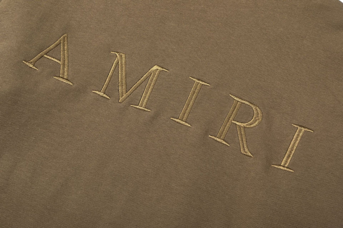 AMIRI Logo Print Cotton Hoodie