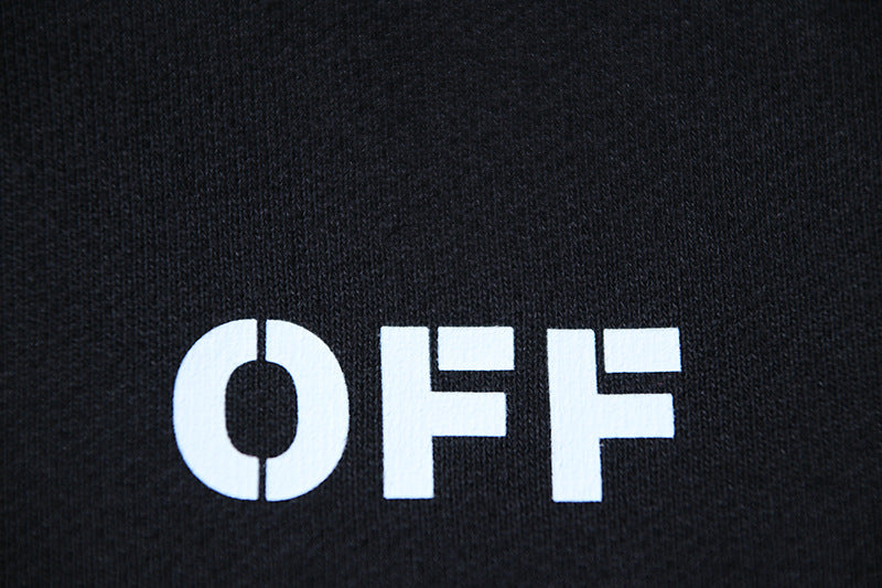 Off-White Logo Cotton Crewneck Sweatshirt