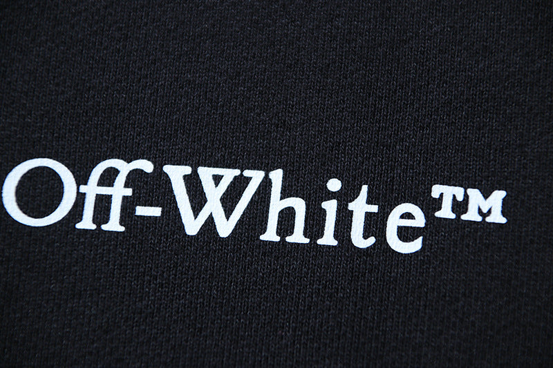 Off-White Logo Cotton Crewneck Sweatshirt — Essential Edition