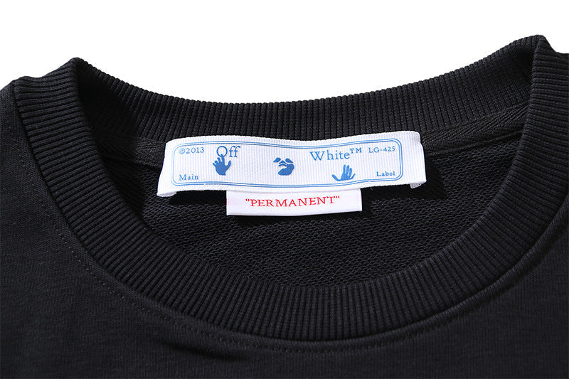 Off-White Logo Cotton Crewneck Sweatshirt — Everyday