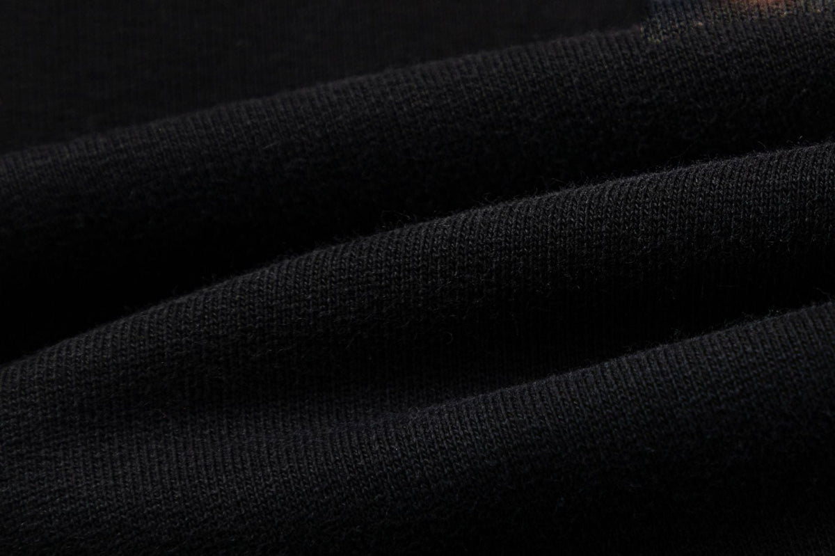 Off-White Logo Drawstring Hoodie — Black