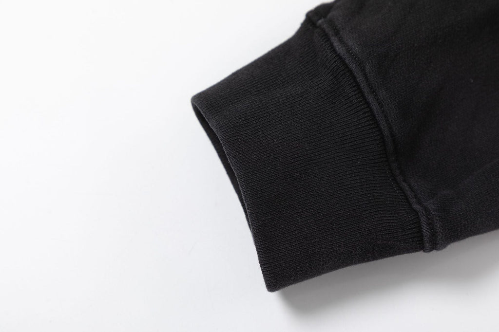 Off-White Logo Drawstring Hoodie — Black