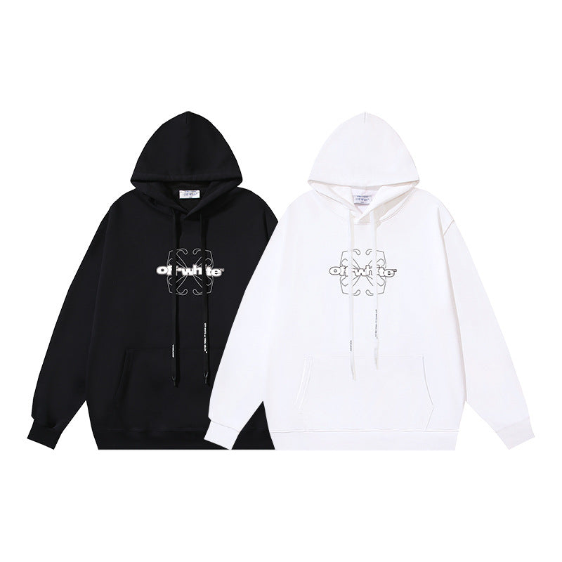 Off-White Logo Drawstring Hoodie