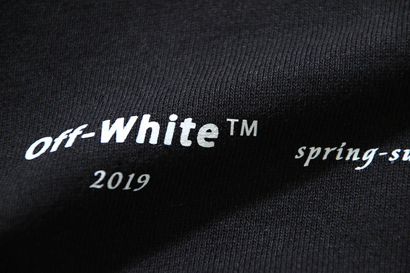 Off-White Monet Impressionism Arrow Hoodie – Painting Print